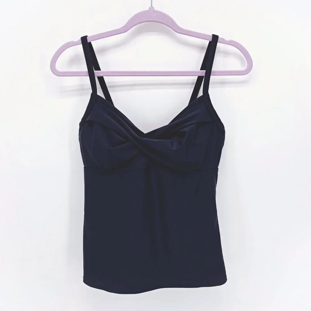 Athleta‎ Twister Convertible Tankini Top Sz 34D/DD
